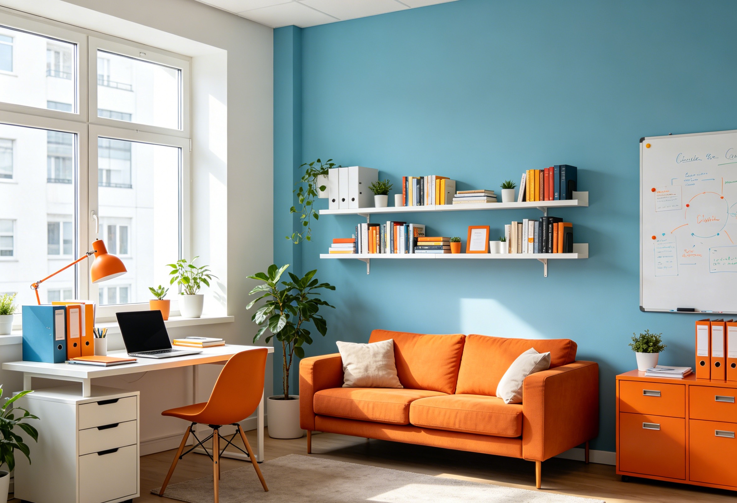Private Collaborative Home Office Space